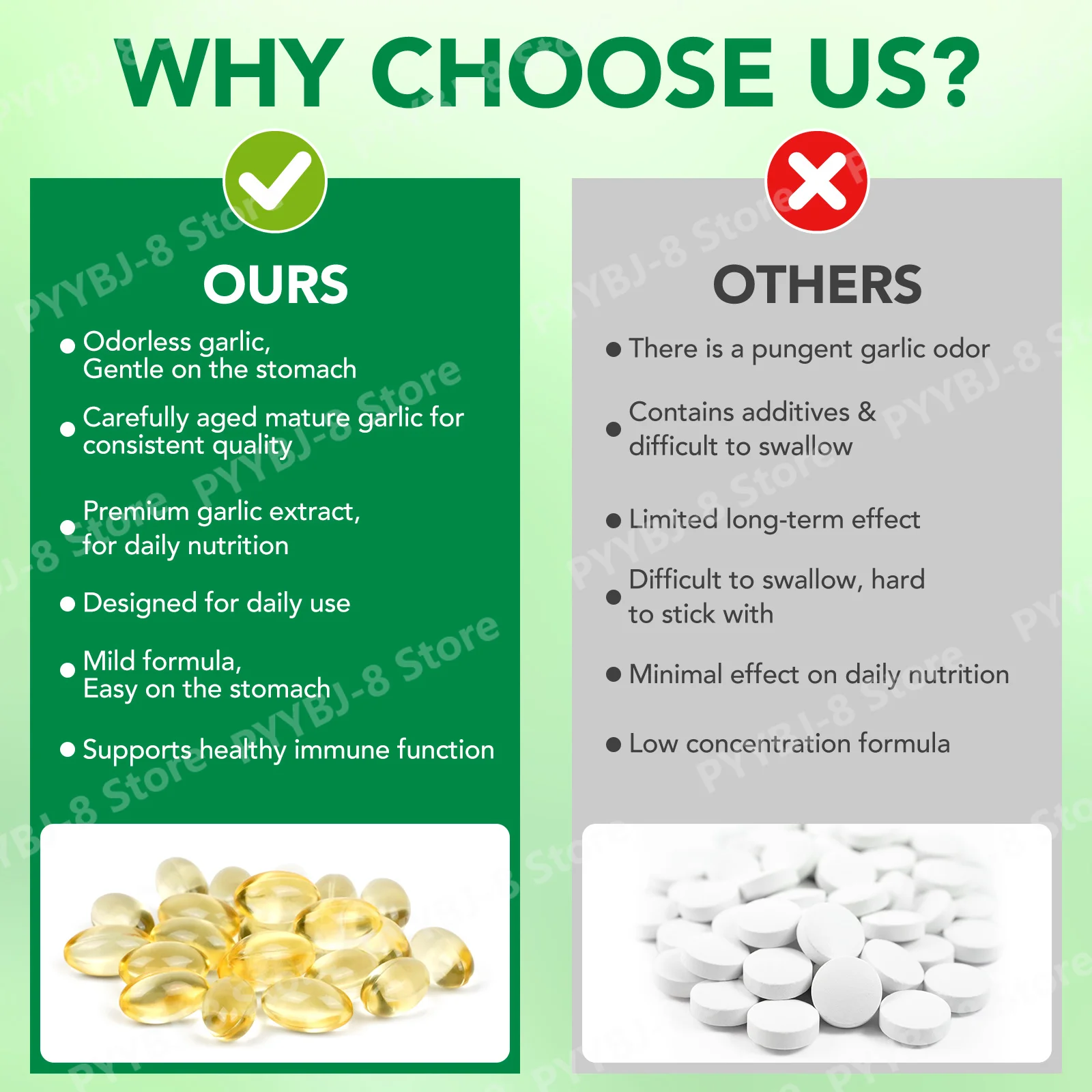 SOLOTREE Aged Garlic Extract Softgels Heart & Circulatory Support Antioxidant Support Immune Function Support 300 Softgels - Image 5