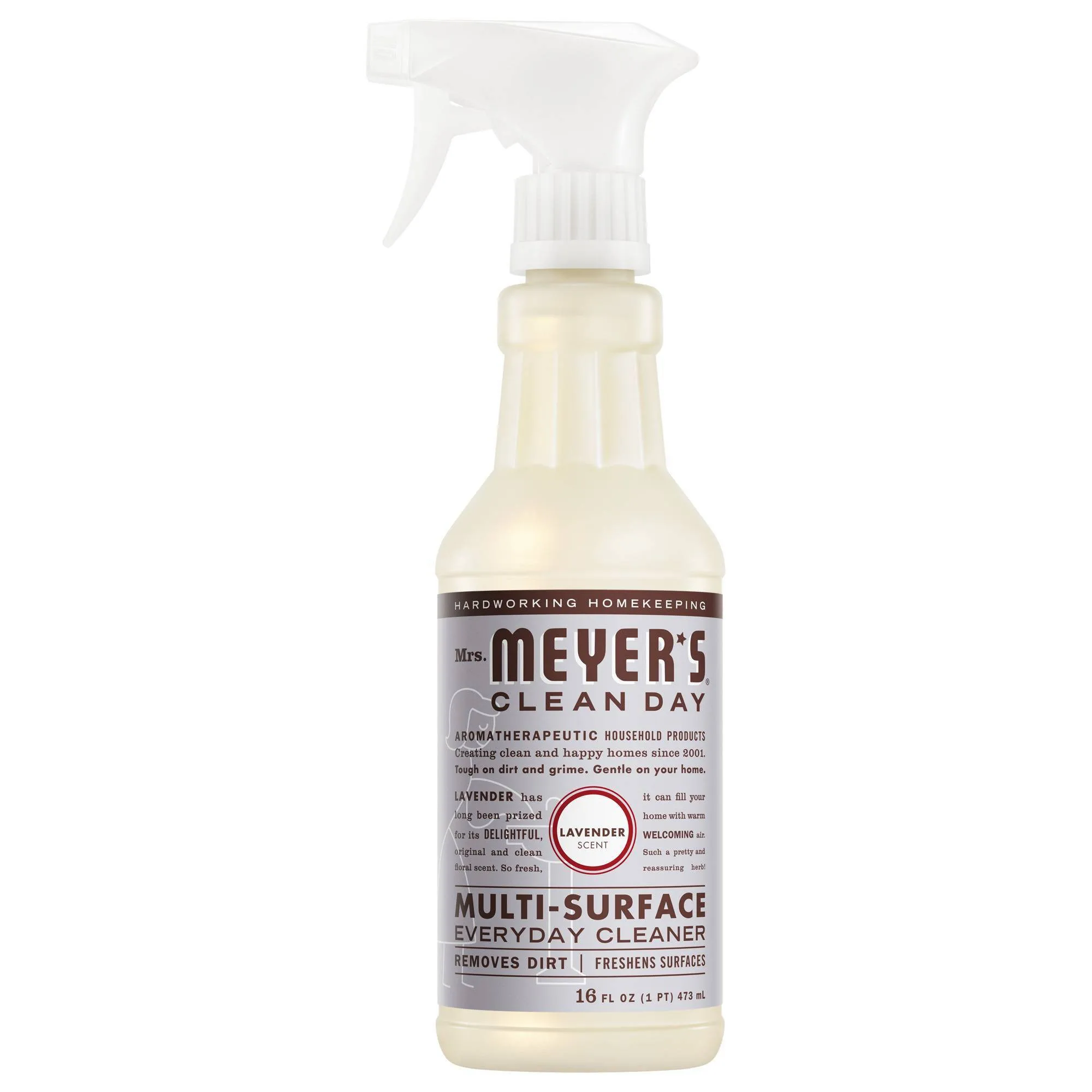 Lavender Multi-Surface Everyday Cleaner Spray Bottle, Plant-Derived Formula For Kitchen Home Fresh Cleaning