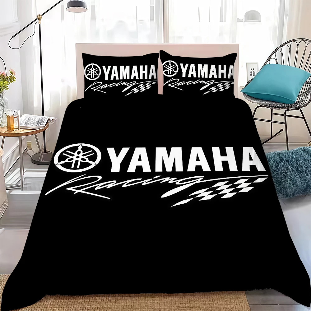 Y-Yamaha-S Fashion Duvet Cover Set Home Style Bedding Soft Laundry Cotton Bed 3 Piece Set Student Dormitory Gift - Image 4