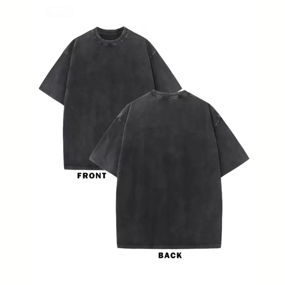 Dark Black Rose Graphic Print T Shirt Washed Vintage Casual Loose Streetwear Daily Wear Short Sleeve Goth Top for Women - Image 6