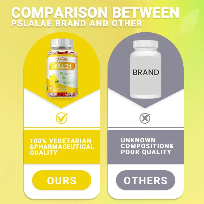 Mullein Leaf Extract - Natural Antioxidant, Supports Lung Function & Respiratory Health, Improves Digestion, and Boosts Immunity - Image 5
