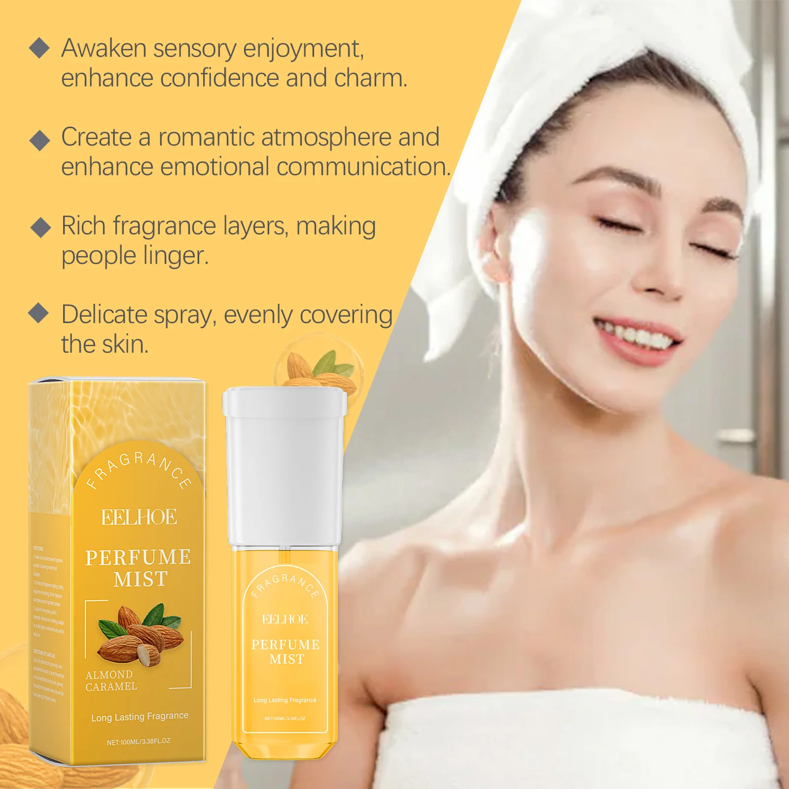 Body Perfume Spray Hair Scent Light Fresh Skin Long Lasting Floral Fragrance Add Personal Charms Size Body Spray for Women - Image 5
