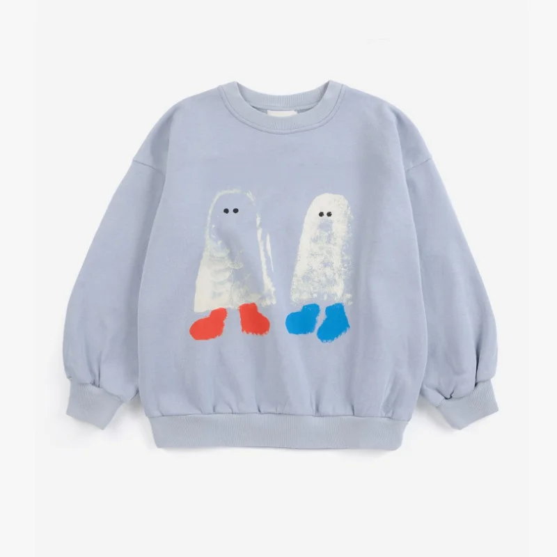 Kids Sweatshirt 2026 Winter New Fashion Plus Fleece Warm Boys and Girls Hooded Sweatshirt Cotton Crew Neck Long Sleeve T-Shirt - Image 3
