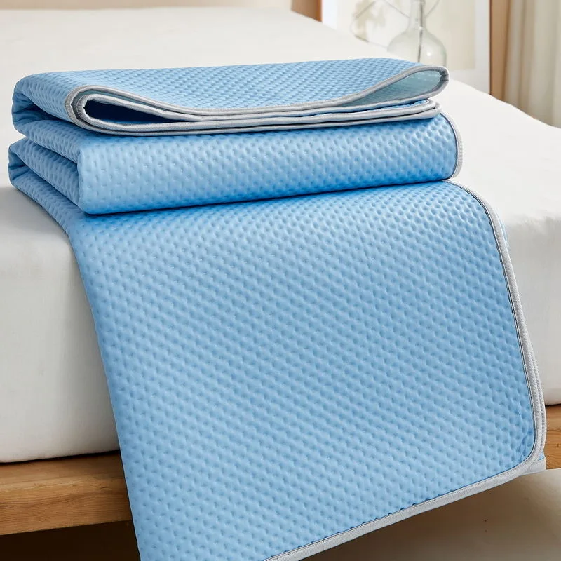 Breathable Cooling Mattress Comfortable Washable Ice Silk Bed Mat Pad Soft Skin-friendly Summer Sleeping Mat Household - Image 5