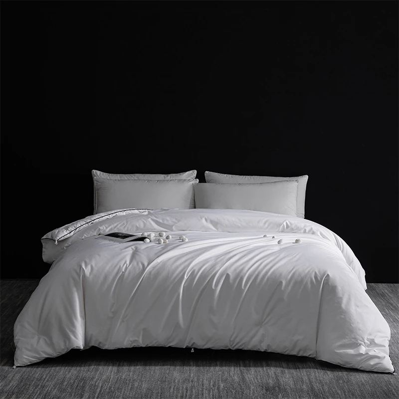 95% Siberian Goose Down Duvet & 100% Handmade Silk Quilt - Ultra Fluffy & Skin-Friendly, 240x260cm