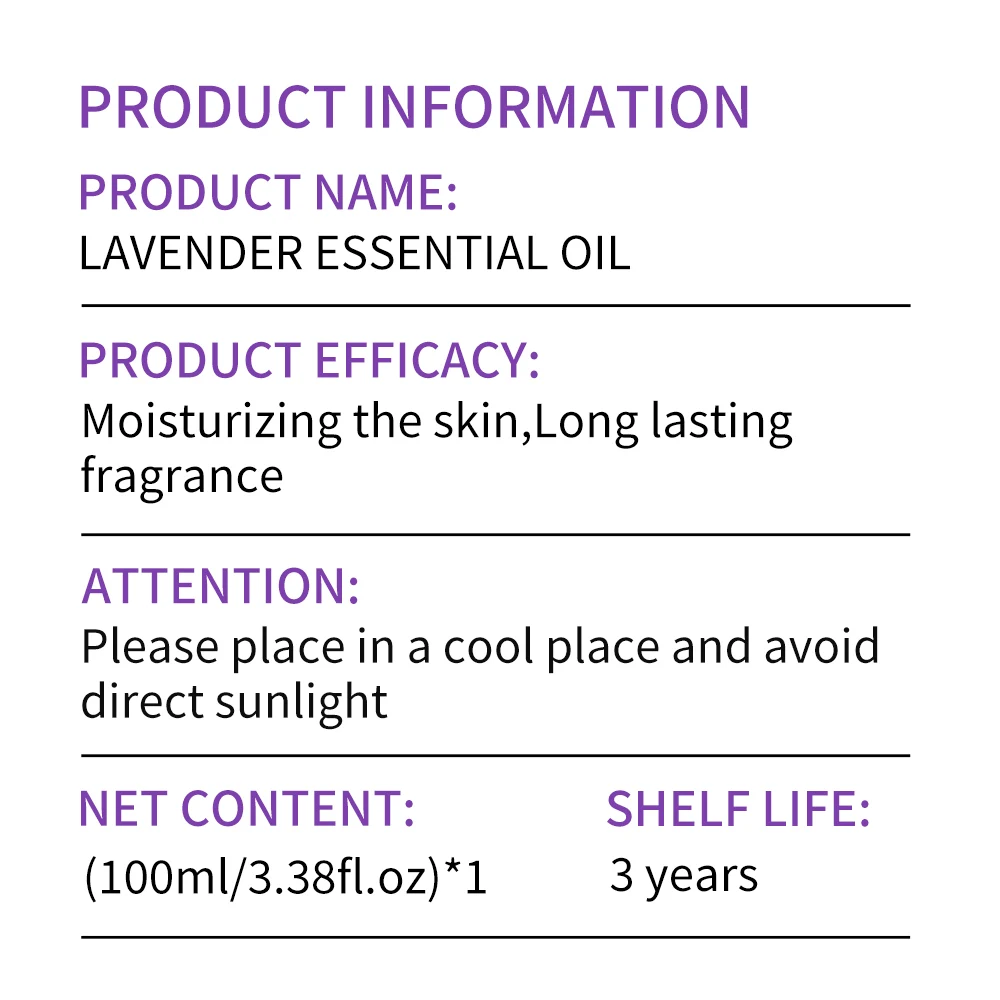 Lavender essential oil facial body skin care essential oil moisturizing moisturizing massage essential oil - Image 6