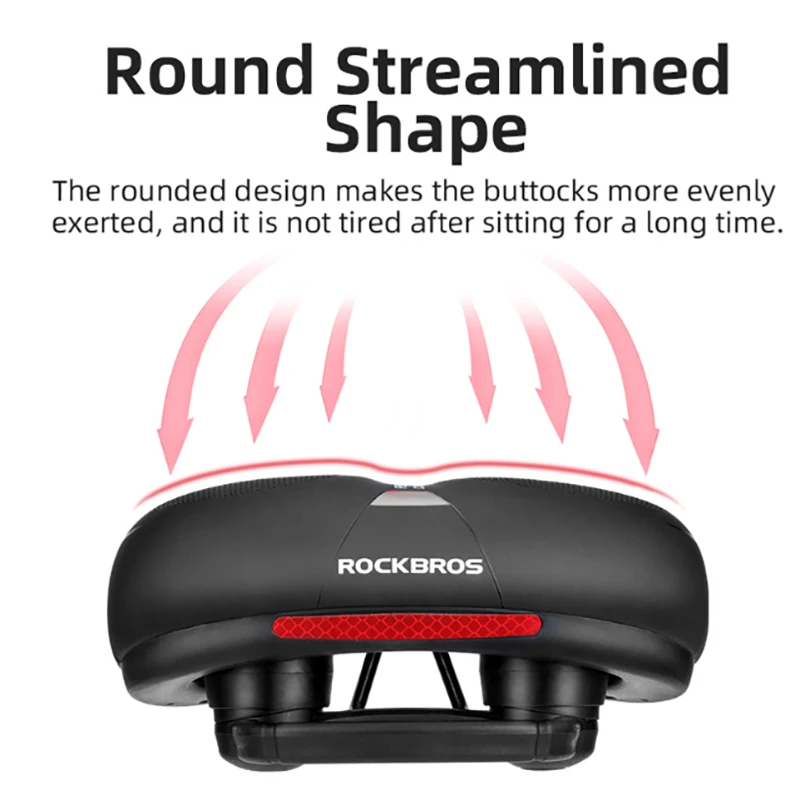 ROCKBROS Bicycle Saddle Cycling Race Seat Saddle Rainproof Shock Absorption Soft Sponge Saddle Seat MTB Road Bike Accessories - Image 7