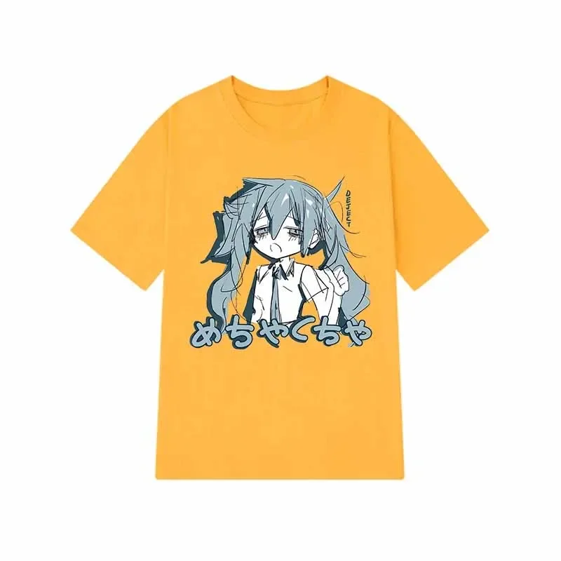 Japanese Y2K Anime Women T-shirt Cotton Loose Streetwear Casual Tees Big Size Short-sleeved Hip-hop Harajuku Tops Women Clothing - Image 5