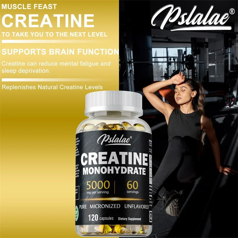 Creatine Monohydrate Capsule - Enhance Muscle Strength, Relieve Fatigue, Promote Energy Production, and Improve Performance - Image 6