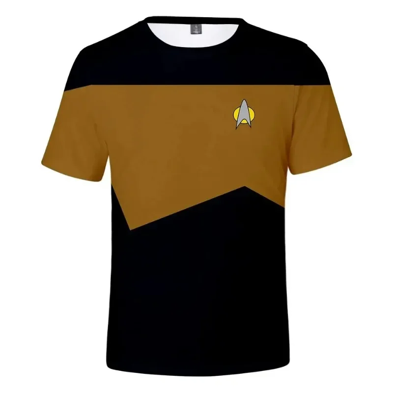 New Movie Star Trek Loose Kids Adults T shirt Harajuku Streetwear Short Sleeve T-Shirt Unisex Kpop Plus Size Cosplay Tshirt - Image 2
