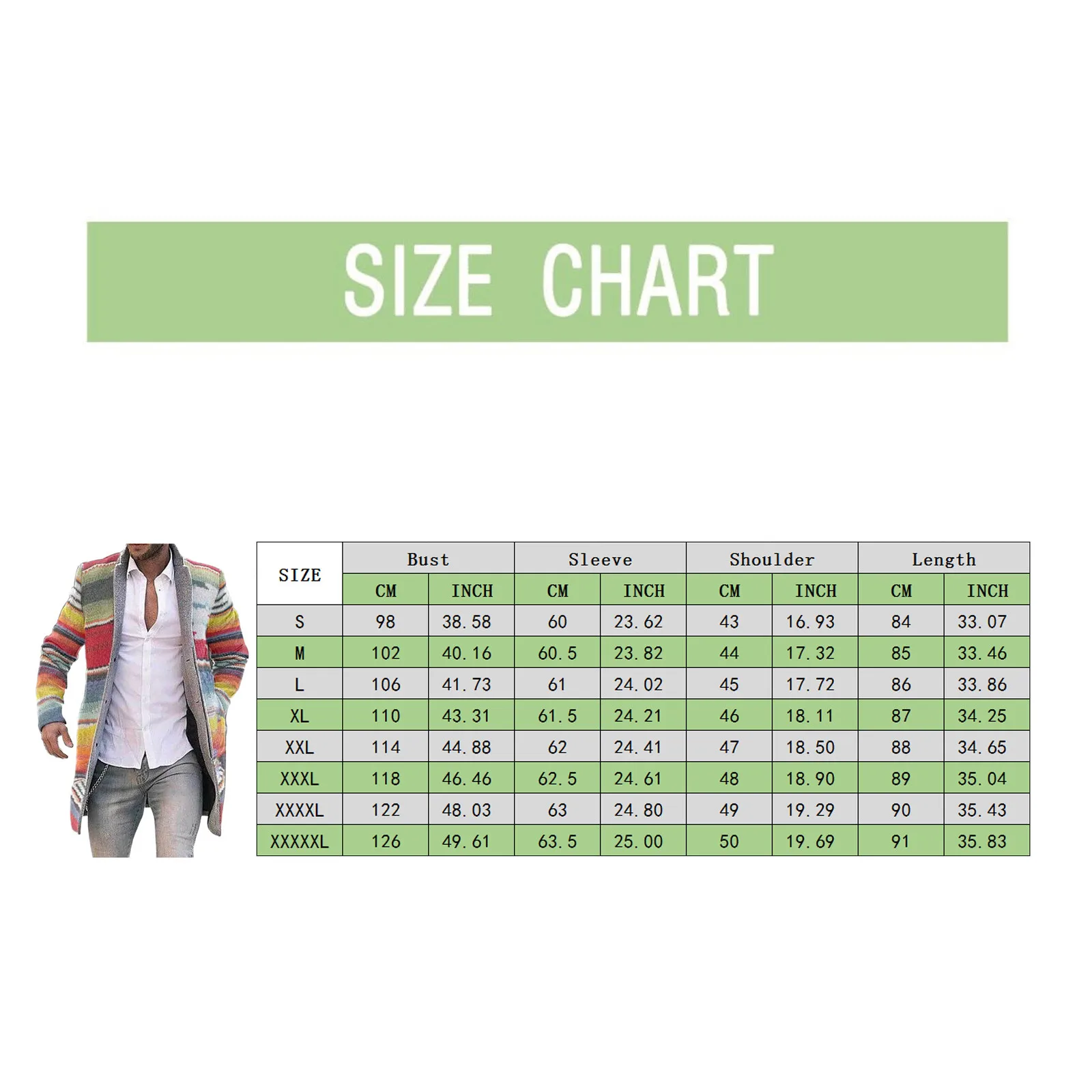 Winter Fashion Wool Blends Coats Men's Jackets Thick Long Sleeve Cardigan Coat Warm Stand Collar Fall Tide Casual Windbreaker - Image 6
