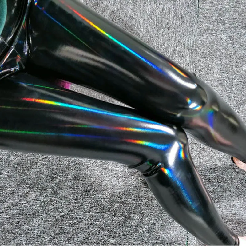 Dazzing Colors Pu Leather Pants Women Big Size Bright Slim Leggings High Waist Hip Lift Tights Fashion Skinny Stretchy Pu Pants - Image 6