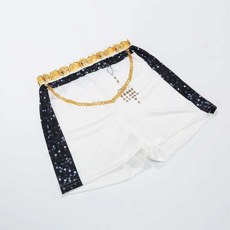 Girls Pop Singer Show Costume Girls 3PCS Set Top and Shorts Set Hip-hop Dance Stage Performance Set 2026 New Cosplay Costume - Image 6