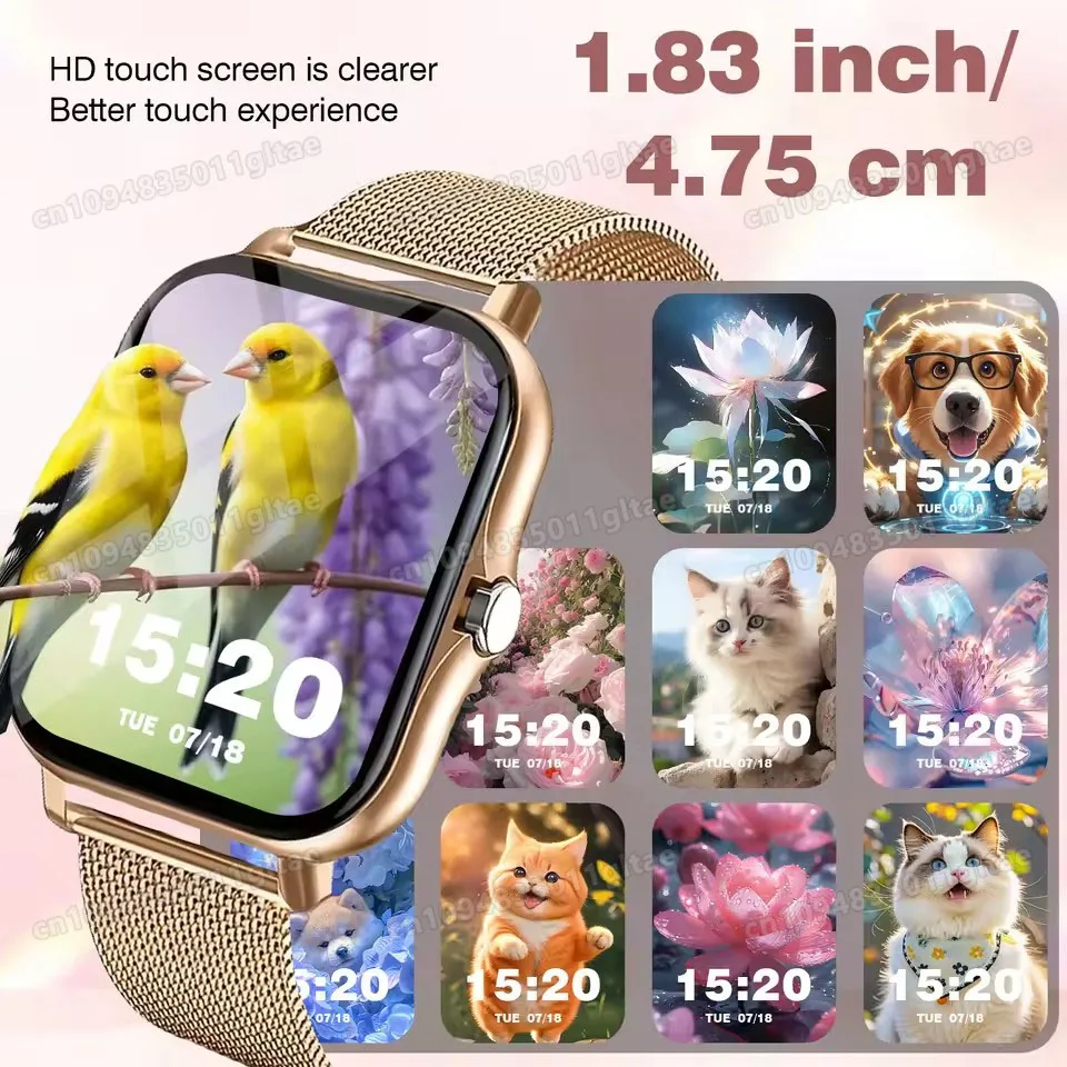 2026 New Smart Watch Bluetooth Call Fitness Tracker Heart Rate Sleep Record Outdoor Sport Watch for Android/IOS Men Women HT30 - Image 2