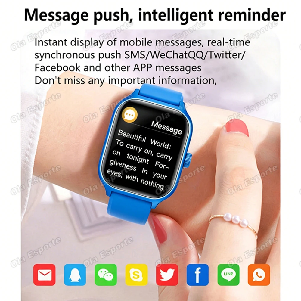 2026 New Men's Smart Watch Women's Gift Heart Rate Blood Oxygen ECG Sports Fitness Watch Electronics BT Call Outdoor Smartwatch - Image 4