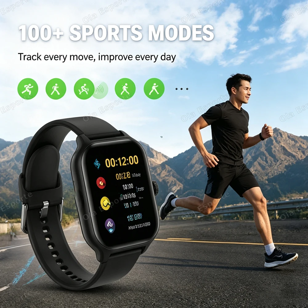Sports Smart Watch 2026 New Men Woman HD Bluetooth Call Heart Rate Activity Tracking Fitness Smartwatch For Holiday Gifts Ht30 - Image 6