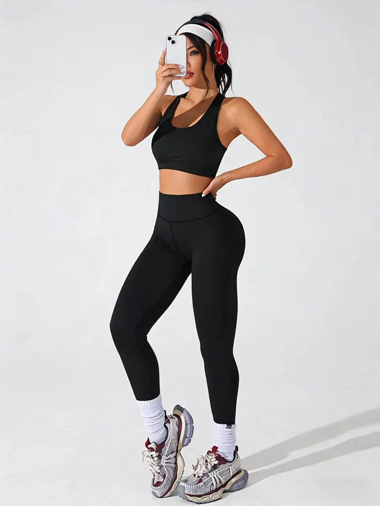 Sexy High Waisted Leggings For Womens Black Tummy Control Compression Soft Yoga Pants For Workout Regular And Plus Size Trousers - Image 5