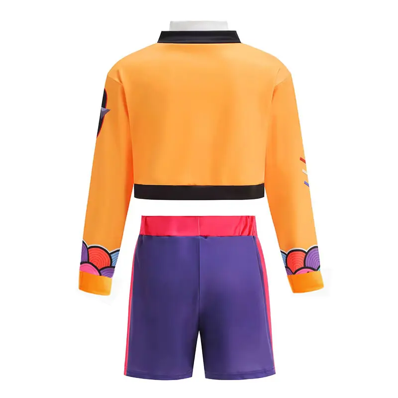 Girls Hip Hop Dance Costume 3PCS Set Crop Top Shorts Kids Singer Stage Performance Outfit 2026 New Cosplay Clothes - Image 2