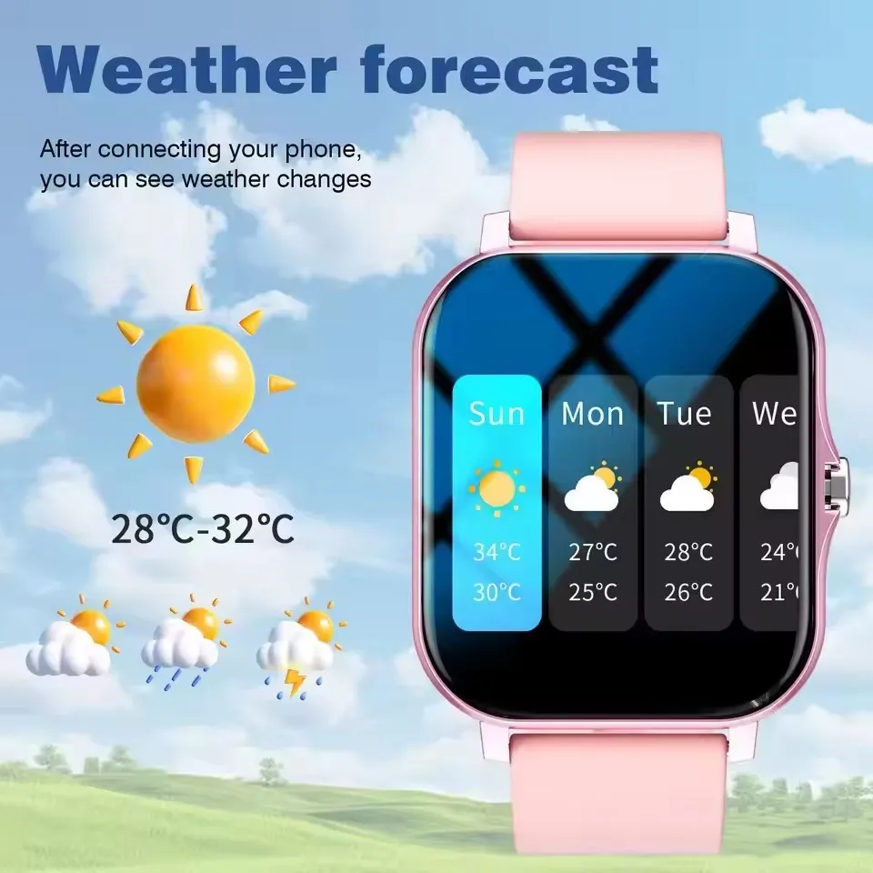 2026 New Smart Watch Bluetooth Call Fitness Tracker Heart Rate Sleep Record Outdoor Sport Watch for Android/IOS Men Women HT30 - Image 6
