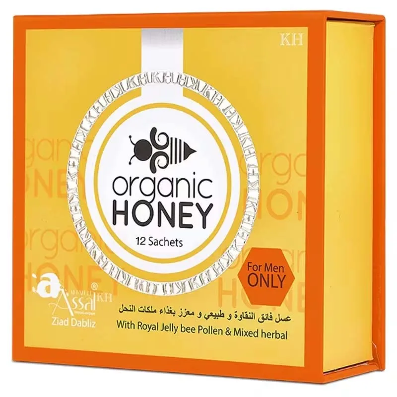 Natural honey mixed with natural jelly, bee pollen and 100% mixed natural herbs