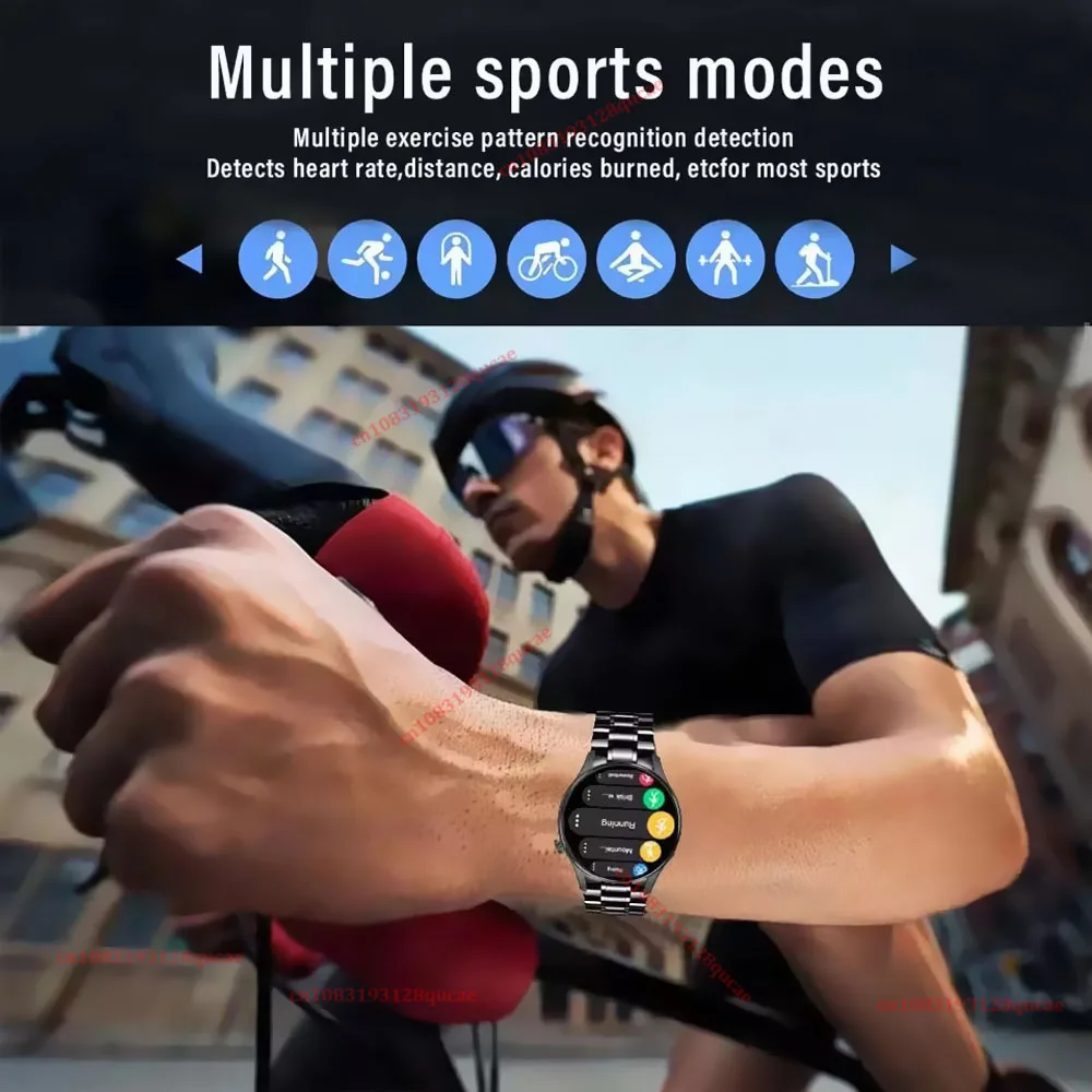 2026 New Smart Watch Men AMOLED HD Screen GPS Motion Trajectory Heart Rate Bluetooth Calls SmartWatch IP68 Waterproof Watch Ht30 - Image 6