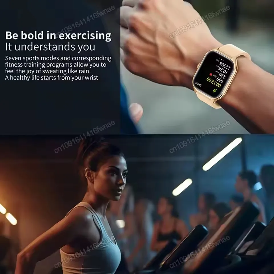 2026 New Smart Watch For Android IOS 2.01Inch Color Screen Bluetooth Call Blood Oxygen/Pressure Monitoring SmartWatch Women HT30 - Image 3