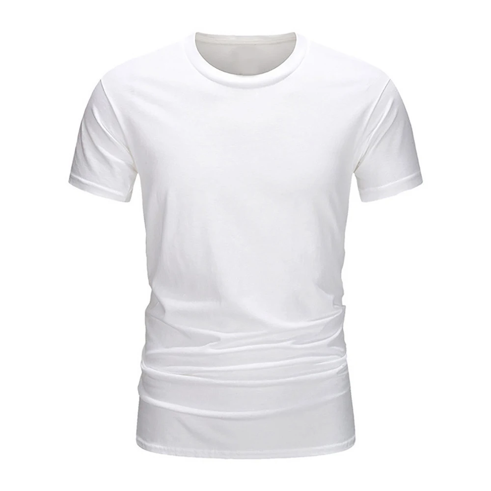Men Cotton T-Shirt Summer Men Tshirts Loose Oversize Tshirt Casual Breathable Short Sleeve Clothing - Image 2