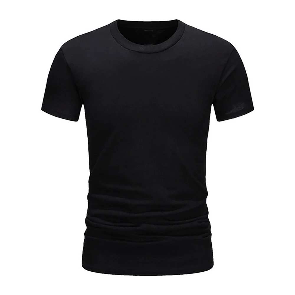 Men Cotton T-Shirt Summer Men Tshirts Loose Oversize Tshirt Casual Breathable Short Sleeve Clothing - Image 4