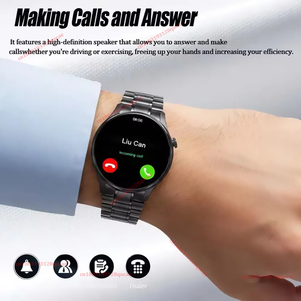 2026 New Smart Watch Men AMOLED HD Screen GPS Motion Trajectory Heart Rate Bluetooth Calls SmartWatch IP68 Waterproof Watch Ht30 - Image 2