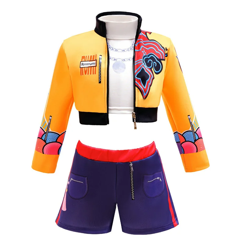 Girls Cartoon Cosplay Sets Children Fashion Stage Performance Clothing Outfits Kids Movie Role-playing Costume Suits 3-12 Years - Image 3