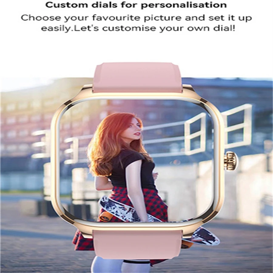 2026 New Men's Smart Watch Women's Gift 2.01inch HD Full Touch Screen Sports Fitness Watch Electronics Bluetooth Talk Smartwatch - Image 4