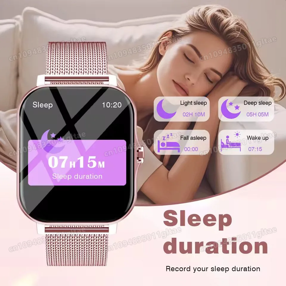 2026 New Smart Watch Bluetooth Call Fitness Tracker Heart Rate Sleep Record Outdoor Sport Watch for Android/IOS Men Women HT30 - Image 4