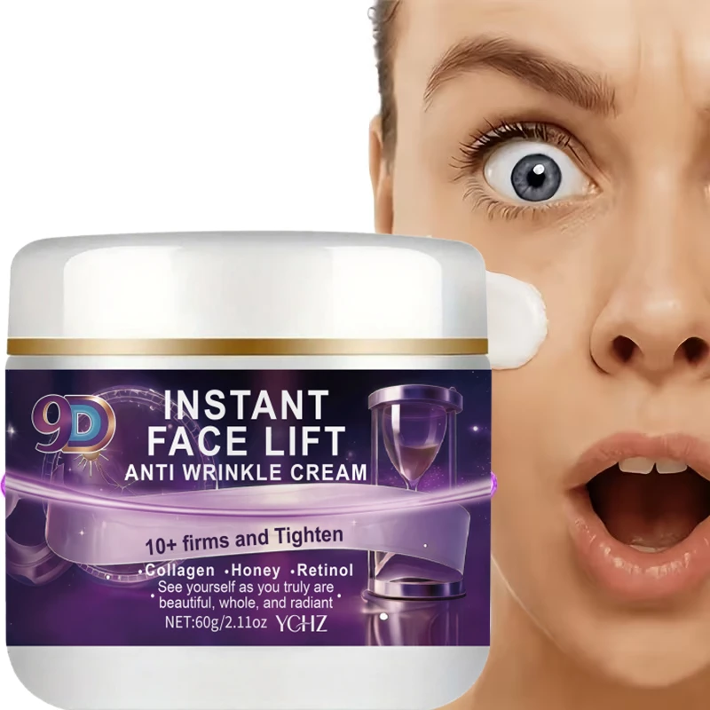 9D Fast-Acting Lifting and Firming Formula - Safe Ingredients Include Collagen, Retinol, and Honey In Just 1 Minute, Your Skin Becomes 10 Times More Firm! Gives You Younger-Looking Skin.