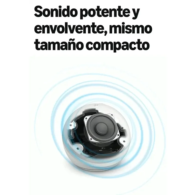 2026 NEW Mi Ni Smart Speaker With High-Quality Audio, Microphone Off Button For Privacy, Compact Design For Home ControlVirtual - Image 4