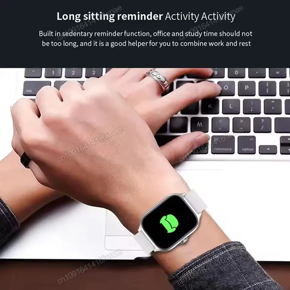 2026 New Smart Watch For Android IOS 2.01Inch Color Screen Bluetooth Call Blood Oxygen/Pressure Monitoring SmartWatch Women HT30 - Image 2
