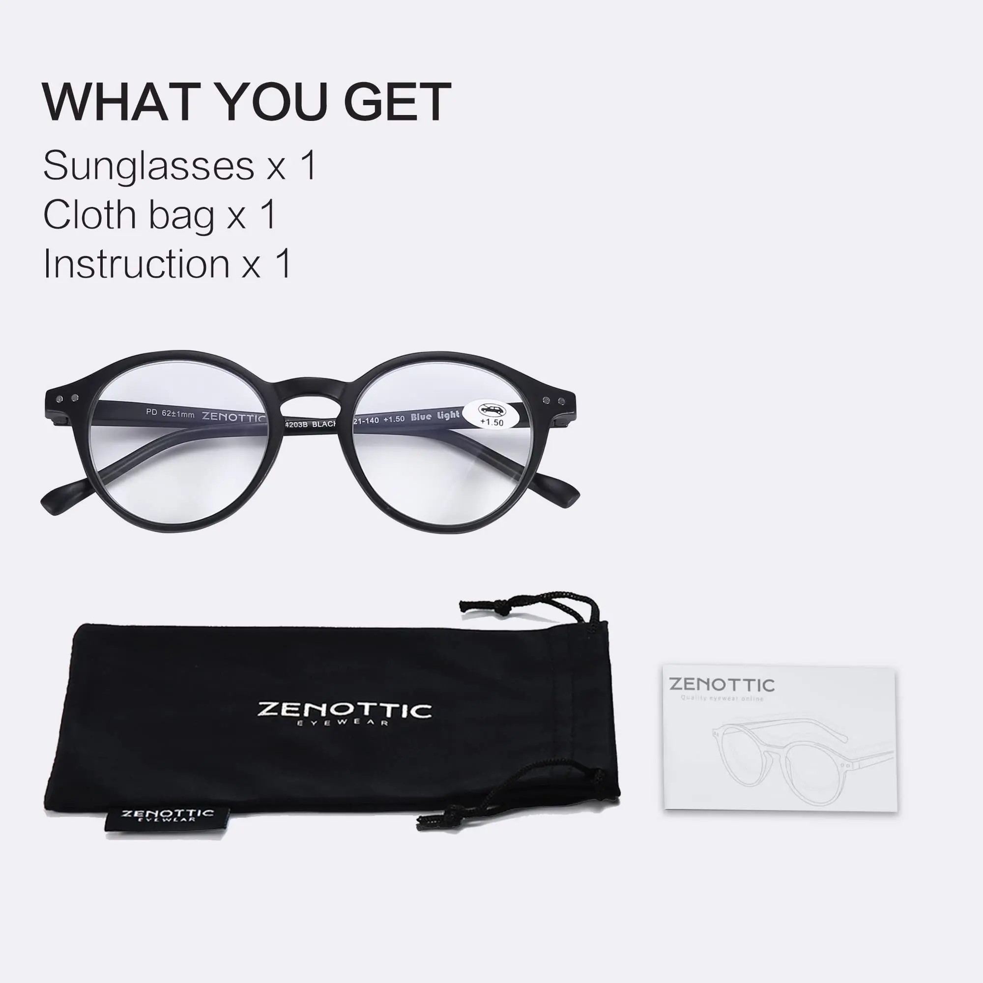 ZENOTTIC 2026 Retro Reading Glasses Anti Blue Light Blocking Readers Fashion Lightweight Eyeglasses Women Men Diopter 0 to 4.0 - Image 6