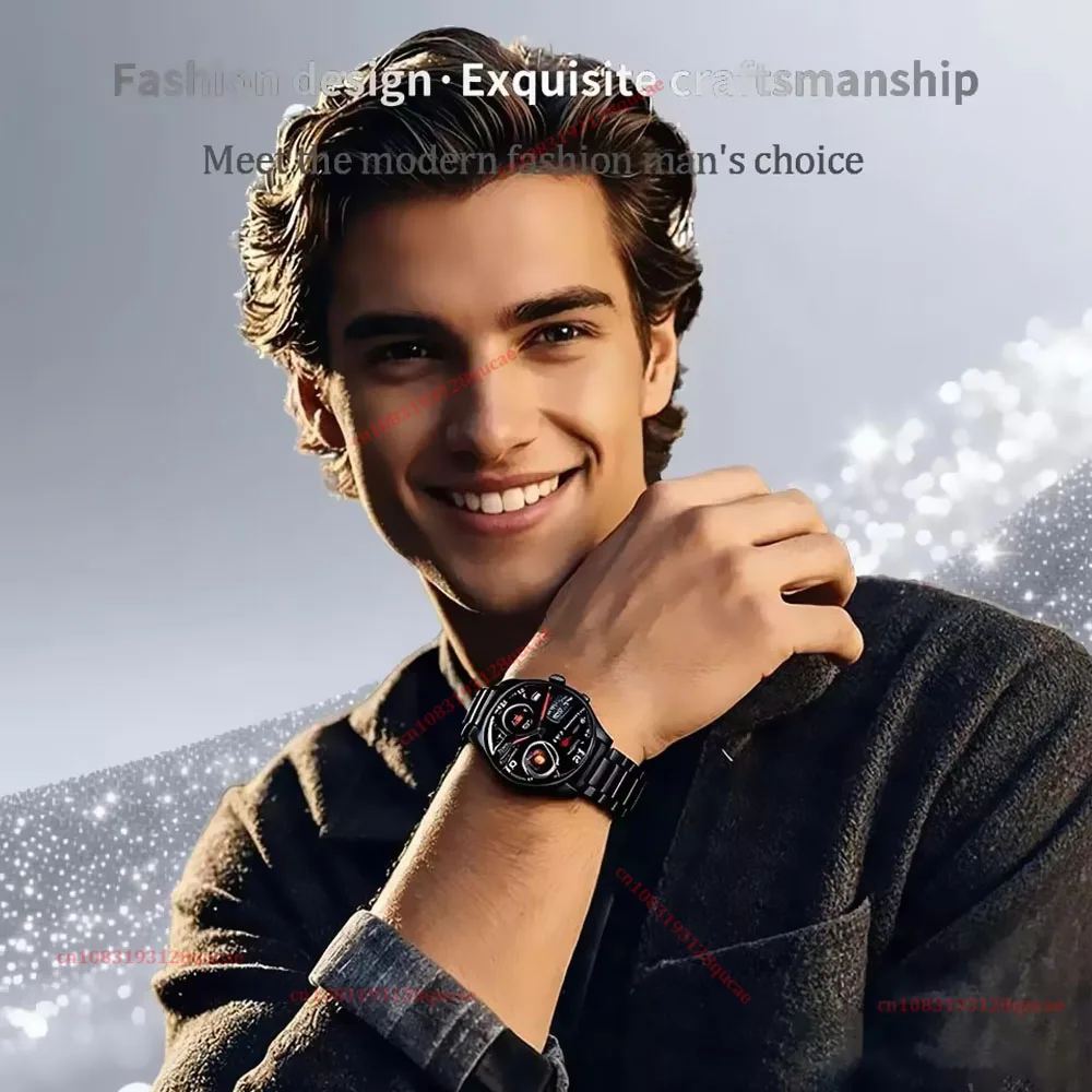 2026 New Smart Watch Men AMOLED HD Screen GPS Motion Trajectory Heart Rate Bluetooth Calls SmartWatch IP68 Waterproof Watch Ht30 - Image 4