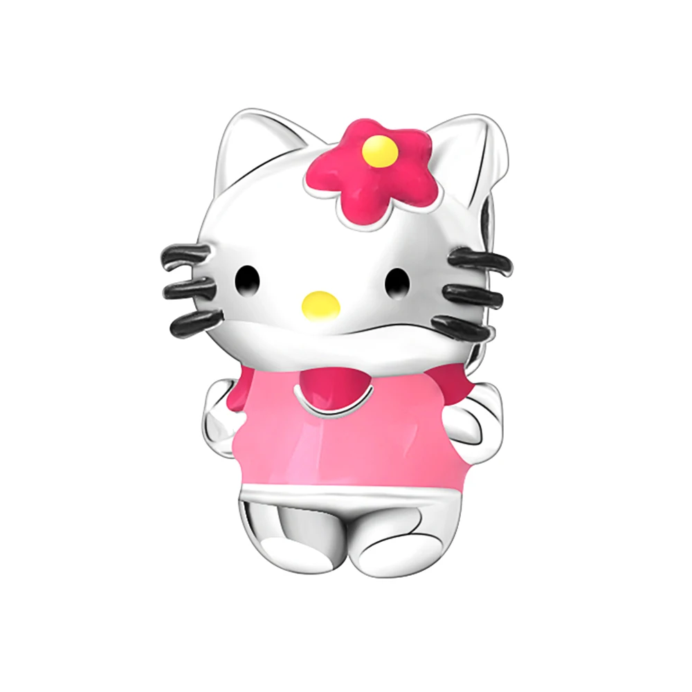 2026 Hot Selling 925 Silver,Cat,Frog,Cup Bead Pendant Fit Original Bracelet DIY Accessories, Exquisite Ring Charm Jewelry - Image 3