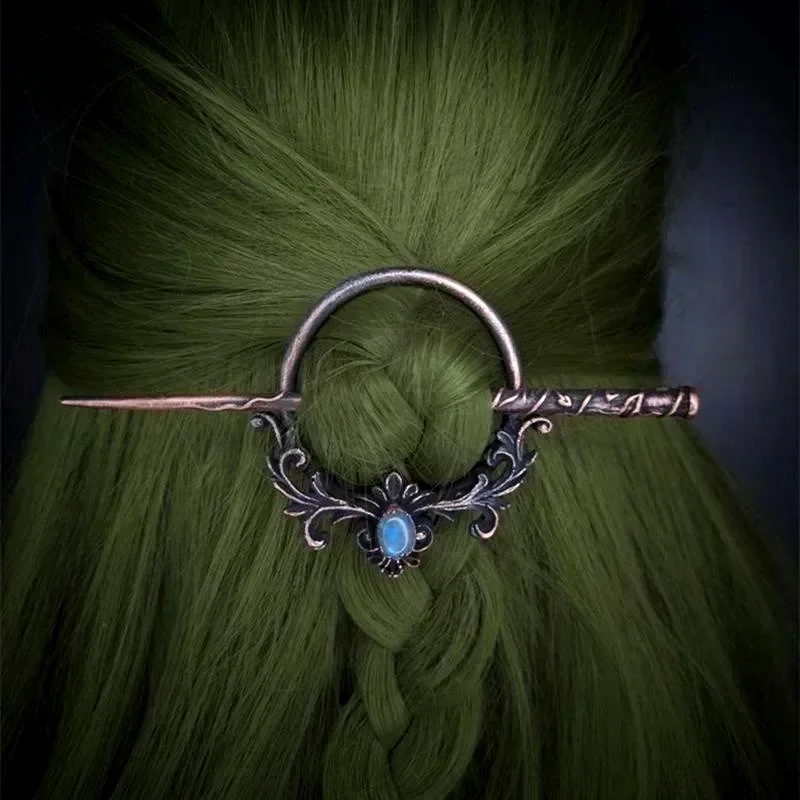 Vintage Metal Chopsticks Nordic Style Headdress Gothic Punk Hair Sticks Girls Hair Accessories for Women - Image 6