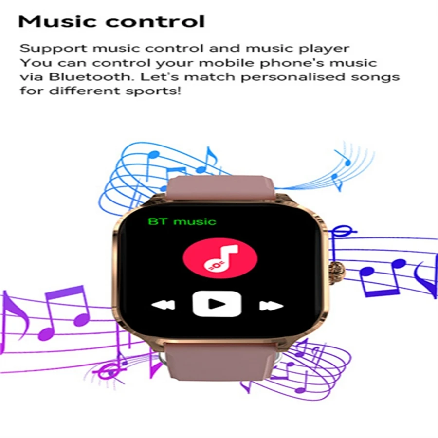 2026 New Men's Smart Watch Women's Gift 2.01inch HD Full Touch Screen Sports Fitness Watch Electronics Bluetooth Talk Smartwatch - Image 5