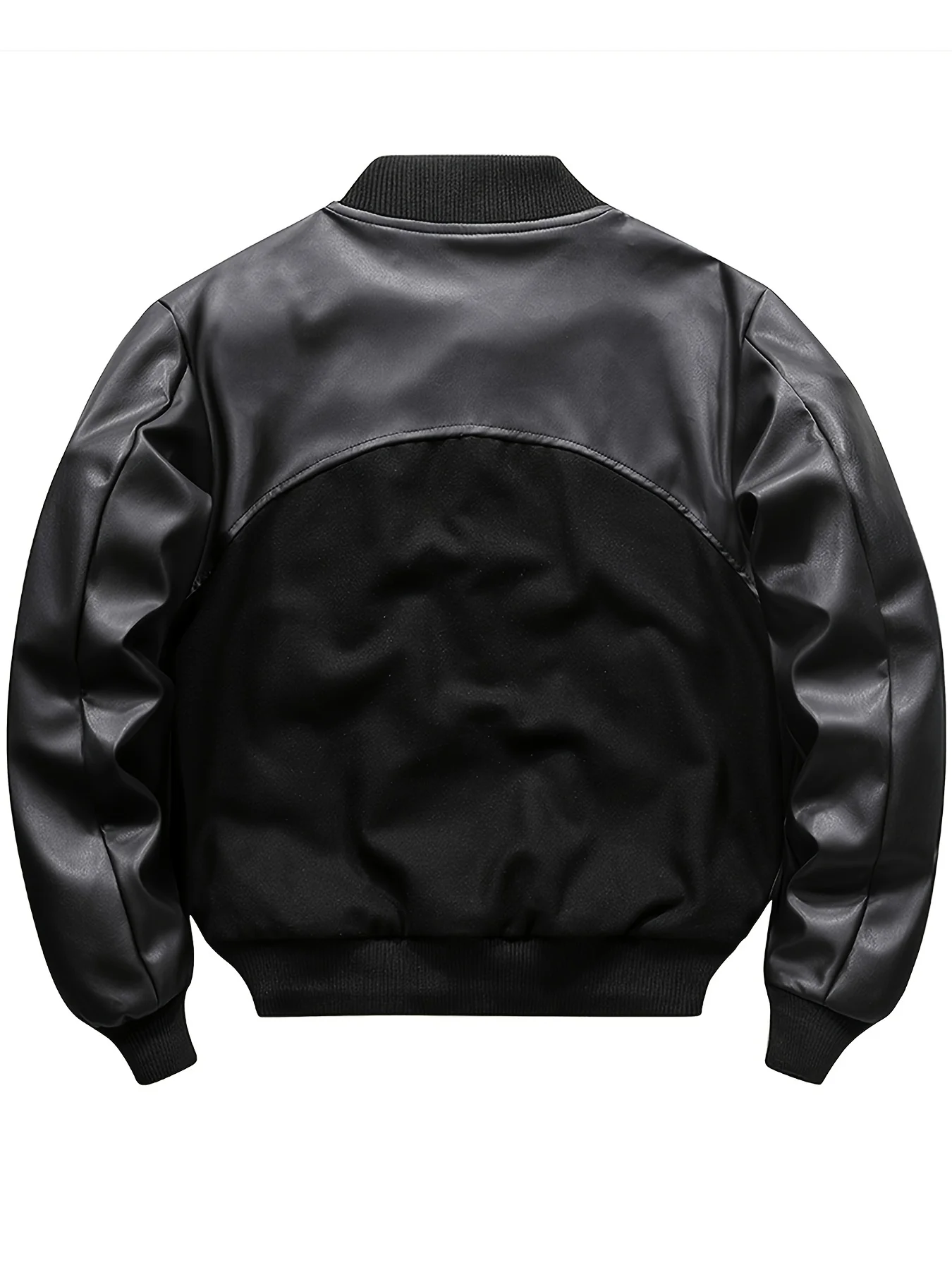 Mens Varsity College Jacket Baseball Bomber Jacket Vintage Sweatshirt Casual Unisex Streetwear Coats - Image 2