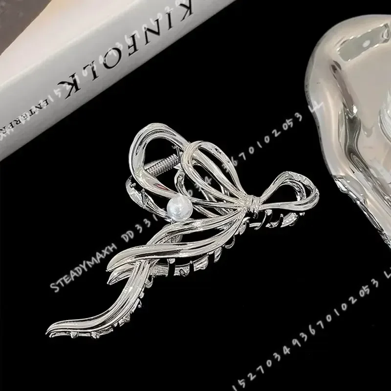 New Women Elegant Gold Silver Hollow Geometric Metal Hair Claw Vintage Hair Clip Headband Hairpin Fashion Girls Hair - Image 6