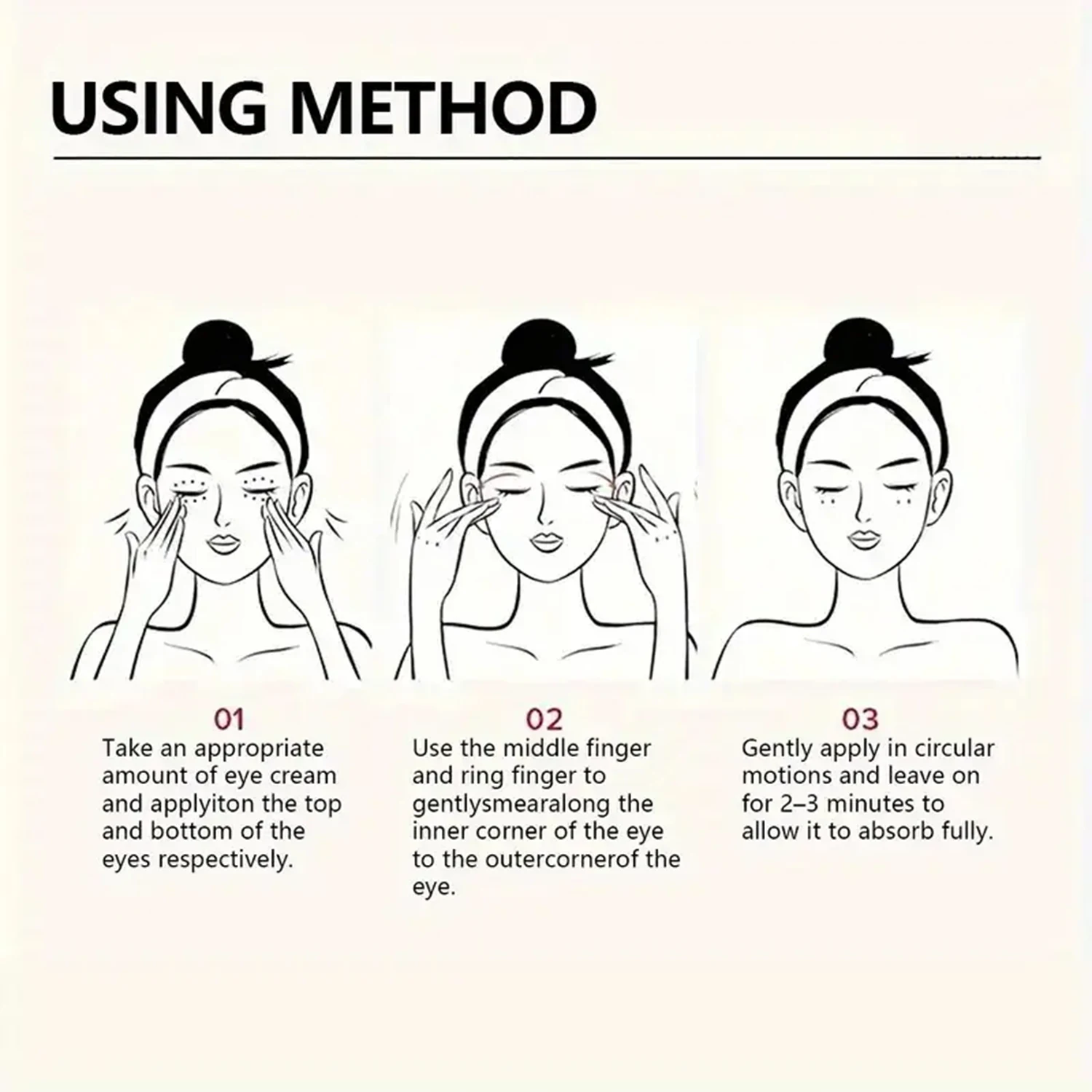 Collagen & Vitamin C Eye Cream 40g, Anti-Aging Firming Eye Treatment with Honey & Hyaluronic Acid, Fast Delivery - Image 6