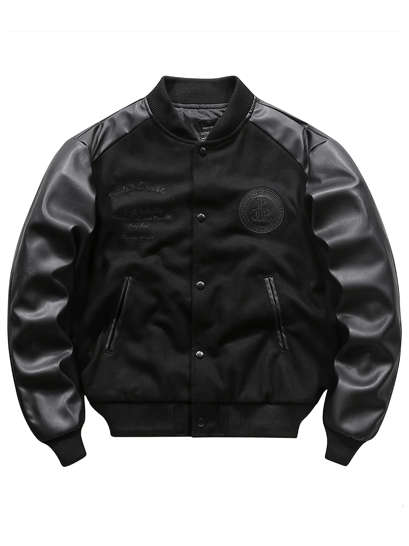 Mens Varsity College Jacket Baseball Bomber Jacket Vintage Sweatshirt Casual Unisex Streetwear Coats