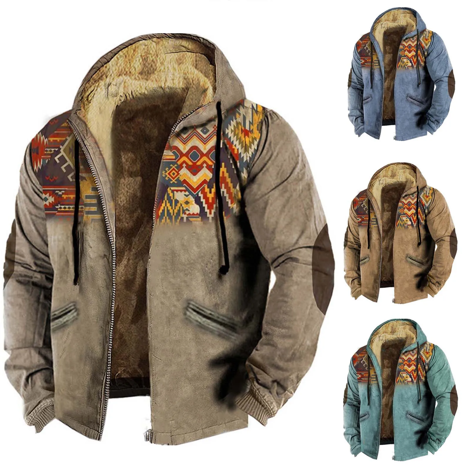 Vintage Y2k Zipper Golf Hoodie For Men Fashion Jacket Ethnic Men'S Pullovers 3d Jersey Sweatshirt Long Sleeve Casual Clothing - Image 5