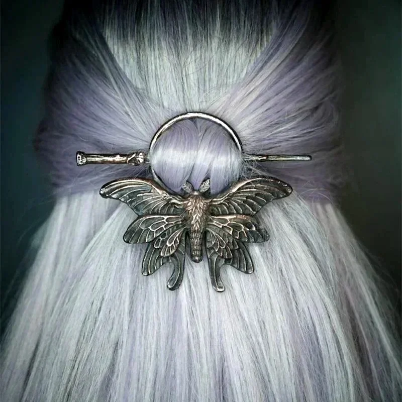 Vintage Metal Chopsticks Nordic Style Headdress Gothic Punk Hair Sticks Girls Hair Accessories for Women - Image 5