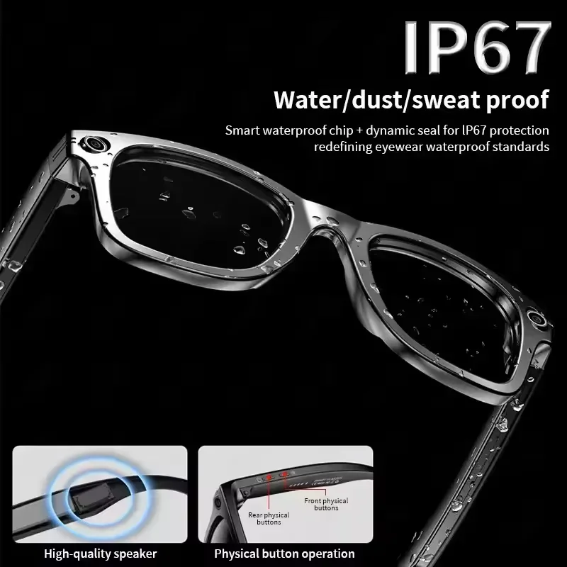 2026 New Upgrade Smart Glasees with Camera Video Recording AI Photo Recognition Bluetooth Call Translation Voice Sunglasses Man - Image 4